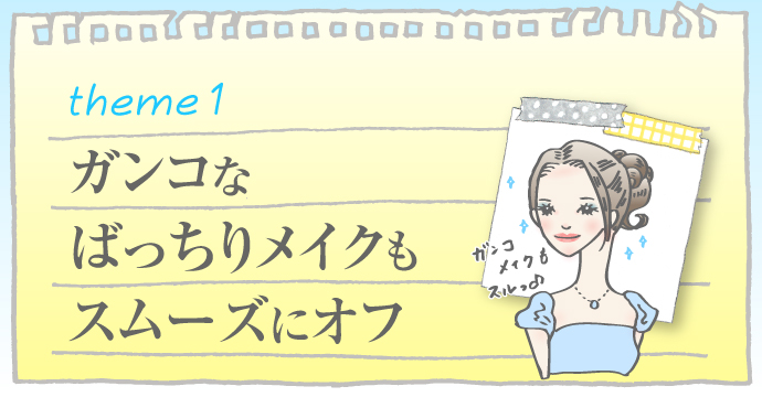 theme1:ガンコメイクもラクラク