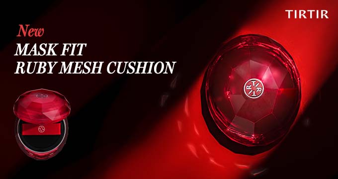 【ティルティル】マスクフィットルビーメッシュクッション3色