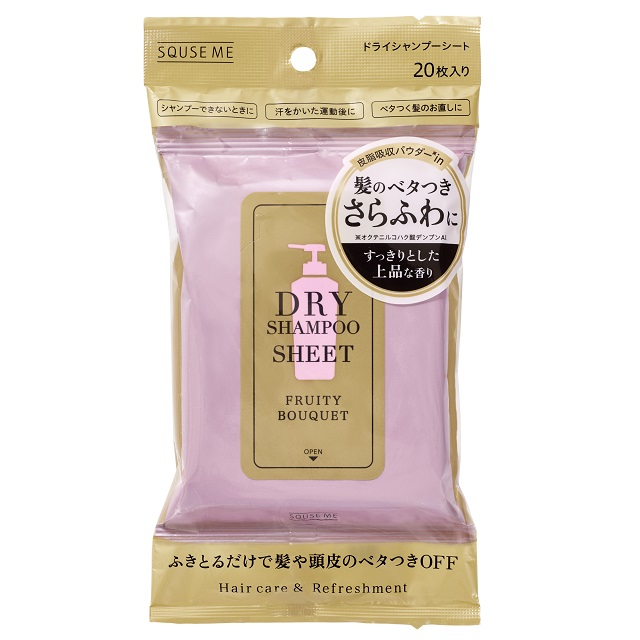 スキューズミー ドライシャンプーシート フルーティブーケメイン画像