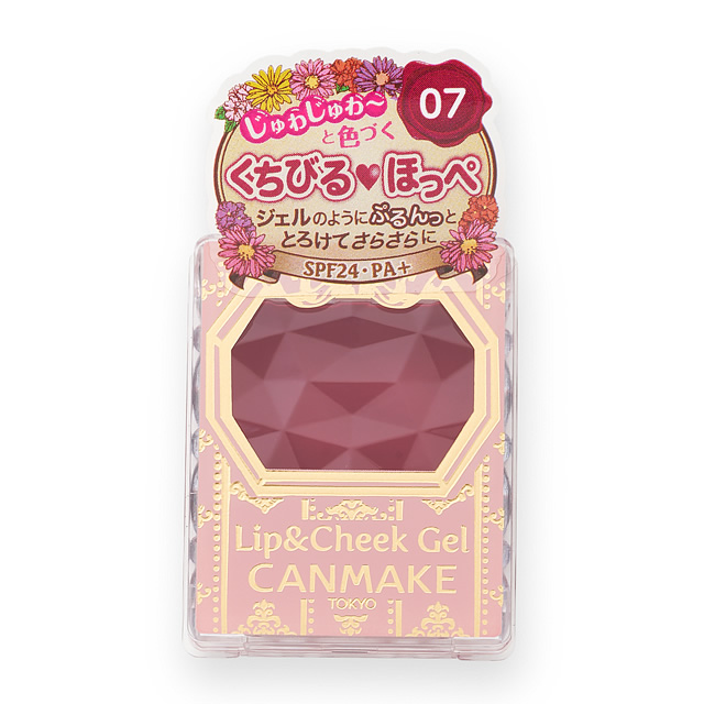 ◇キャンメイク リップ&チーク ジェル 07 タルトフランボワーズメイン画像