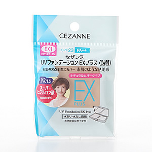 セザンヌ UVファンデーション EXプラス 詰替 EX1<クリームベージュ>メイン画像