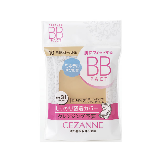◇セザンヌ　エッセンスBBパクト〈詰替〉　10　明るいオークル系