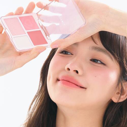 JUDYDOLL　わがままチークハイライター　02 あま顔ピーチサブ画像4