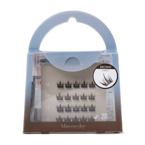 ミスアイドール　1秒まつエク　クラウン　ブラウンメイン画像