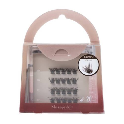 ミスアイドール　1秒まつエク　ボリューム　ブラウンメイン画像