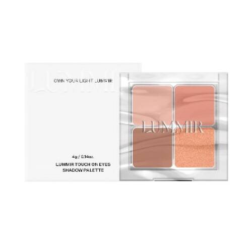 ルミル　タッチオン アイズ シャドウパレット　7AM 01フレッシュコーラルサブ画像1