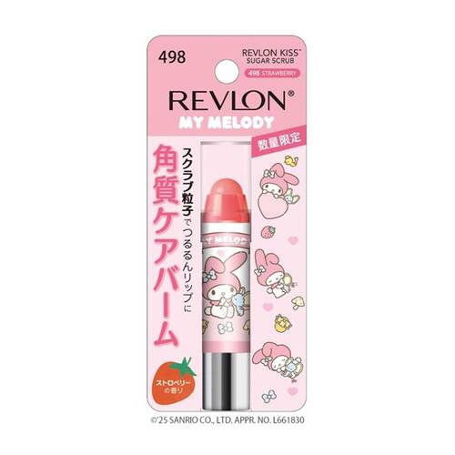 ◇【限定】レブロン　キス シュガー スクラブ　限定サンリオデザイン　498 ストロベリー◆メイン画像