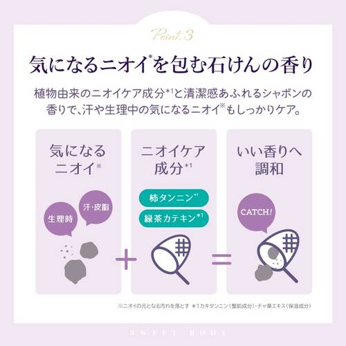 スウィートボディ　デリケートウォッシュ＜ピュアシャボンの香り＞サブ画像5