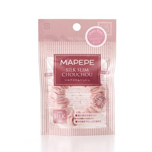 マペペ　シルクスリムシュシュ〈シャイニーピンク〉