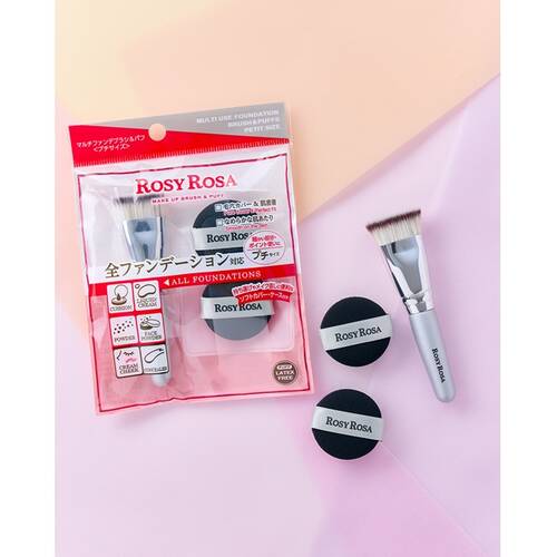 ◇【先行発売】ロージーローザ　マルチファンデブラシ＆パフ＜プチサイズ＞◆サブ画像8