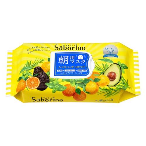 【M限定】サボリーノ　目ざまシート　32枚入り（マスク１枚付き）