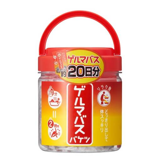 リラク泉　ゲルマバス　バケツサイズ 500ｇ(20回分)◆