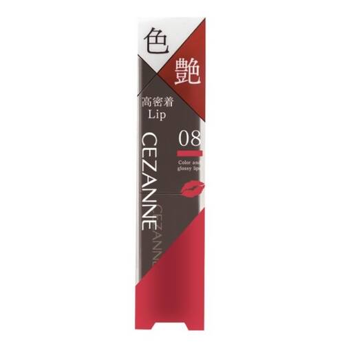 ◇セザンヌ　リップカラーシールド　08 チェリーレッド