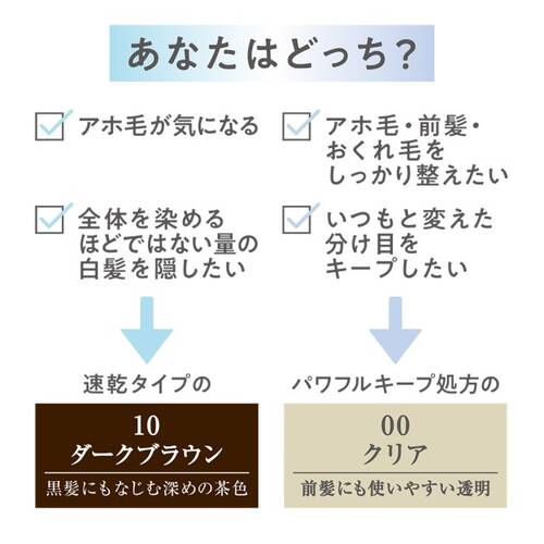 セザンヌ　ヘアケアマスカラ　00 クリアサブ画像3