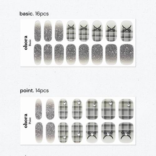 ohora　セミキュアジェル　N Check Noirサブ画像1