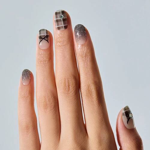 ohora　セミキュアジェル　N Check Noirサブ画像3