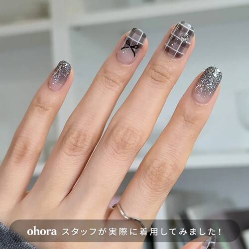 ohora　セミキュアジェル　N Check Noirサブ画像7
