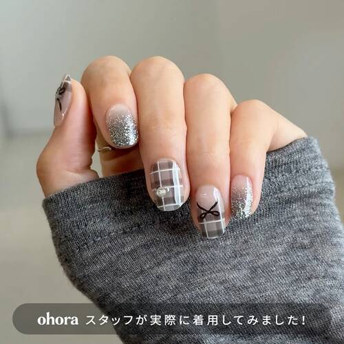 ohora　セミキュアジェル　N Check Noirサブ画像8