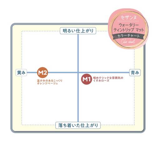 ◇【廃番】セザンヌ　ウォータリーティントリップ　マット　M2 ウォームオレンジサブ画像4