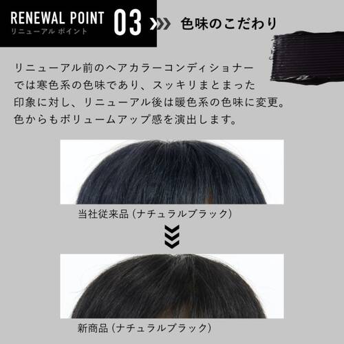 スカルプD　ヘアカラーコンディショナー（ナチュラルブラック）サブ画像5