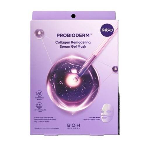 バイオヒールボ　プロバイオダーム コラーゲンリモデリングゲルマスク　6枚メイン画像