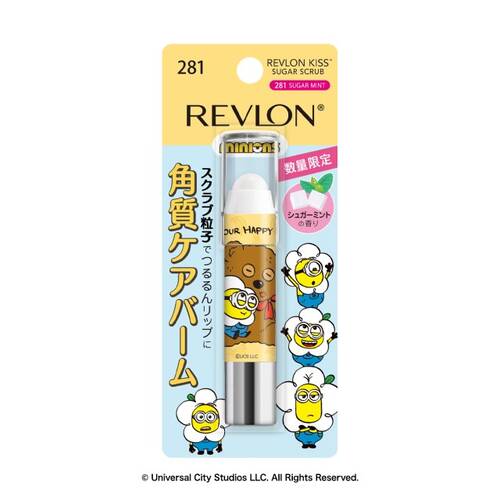 ◇【限定】レブロン　キス シュガー スクラブ　限定ミニオンデザイン　281 シュガーミント◆