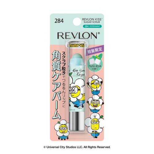 ◇【限定】レブロン　キス シュガー スクラブ　限定ミニオンデザイン　284 ペパーミント◆
