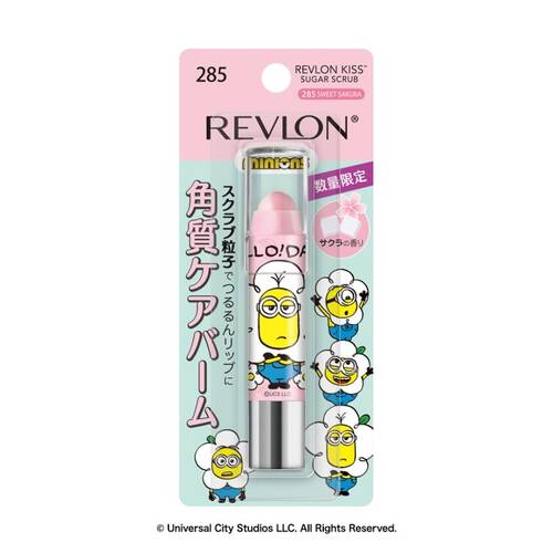 ◇【限定】レブロン　キス シュガー スクラブ　限定ミニオンデザイン　285 スウィート サクラ◆