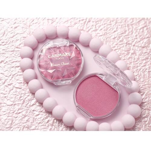 ◇【先行発売】キャンメイク　クリームチーク（パールタイプ）　P07 ストロベリーキャンディ◆サブ画像4