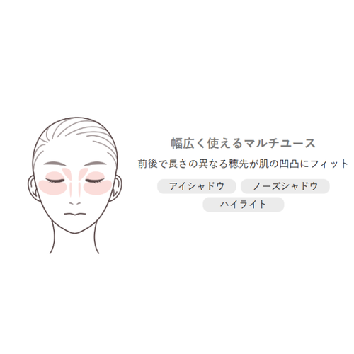 ◇ロージーローザ　マルチユースブラシ＜シャドウ＞◆サブ画像6