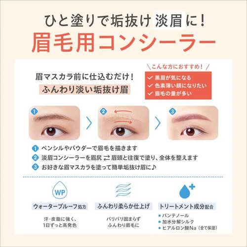 ◇再入荷　シークレットサロン　淡眉コンシーラー　スキンベージュ◆サブ画像2