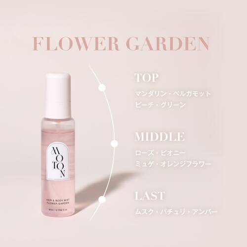 MOTON　ヘア＆ボディミスト　FLOWER GARDENサブ画像1
