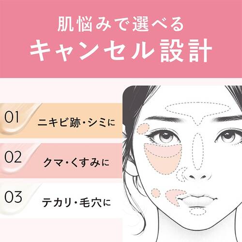 キス　ノイズキャンシーラー　02 ピンクライトサブ画像2