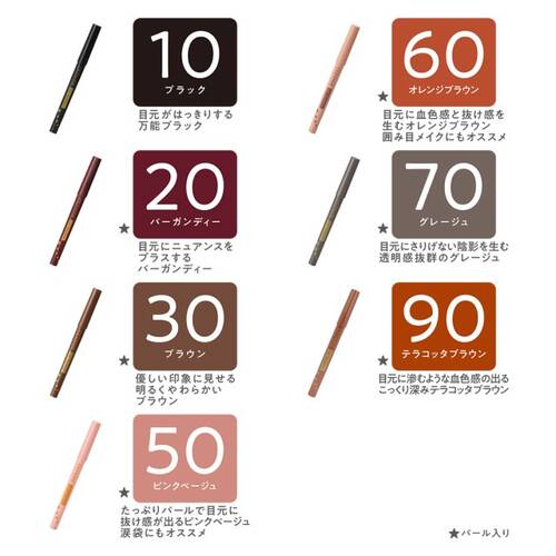 【店舗限定】セザンヌ　ジェルアイライナー　60 オレンジブラウンサブ画像4