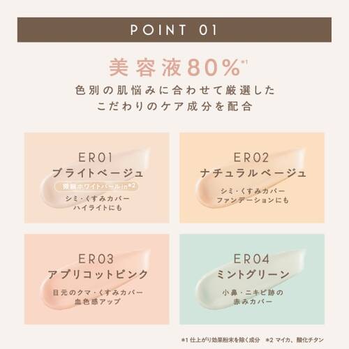エクセルメイク　エシリアル　セラムコンシーラー　ER04 ミントグリーンサブ画像5