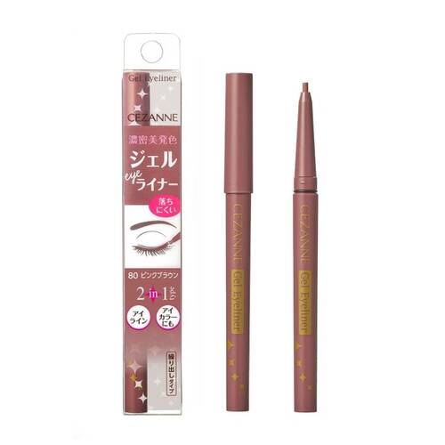 【店舗限定】セザンヌ　ジェルアイライナー　80 ピンクブラウン