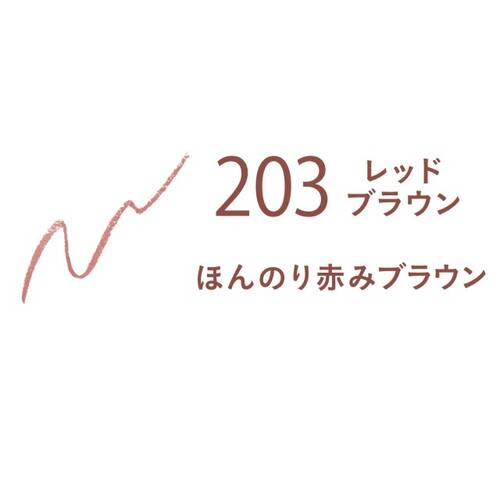 ◇【限定】ミゼルエディ　忍ばせ影色ペンシル　203 レッドブラウン◆サブ画像3