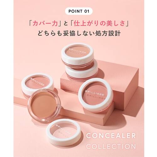 ◇ブリリアージュ　カモフラージュ　コンシーラーチーク　02 オレンジベージュ◆サブ画像2