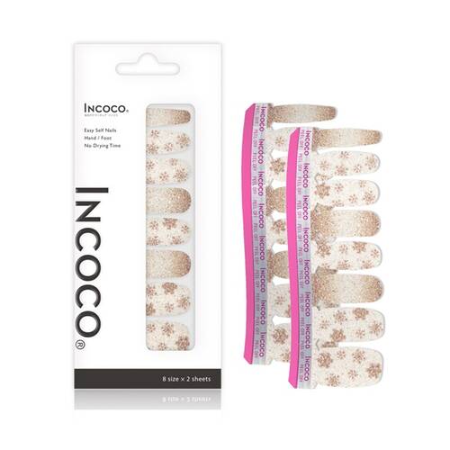 ◇【限定】インココ　貼るだけマニキュア　フロステッド ゴールド◆