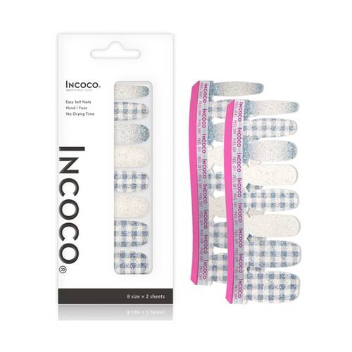 ◇【限定】インココ　貼るだけマニキュア　アークティック プレイド◆