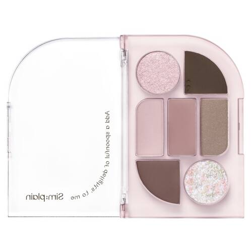 シンプレイン　アイパレット　02 ウォッシュドモーヴサブ画像1