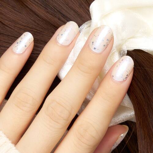 ◇【限定】インココ　貼るだけマニキュア　シルバー フルーリー◆サブ画像2