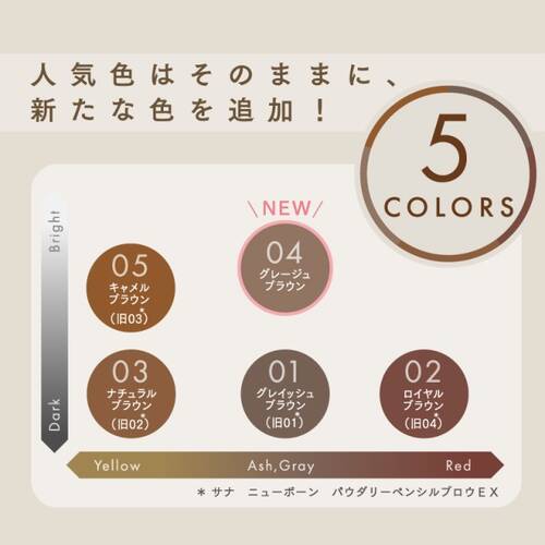 ニューボーン　イージーアイブロウ　04 グレージュブラウンサブ画像8