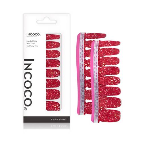 ◇【限定】インココ　貼るだけマニキュア　クリムゾン ワンダー◆