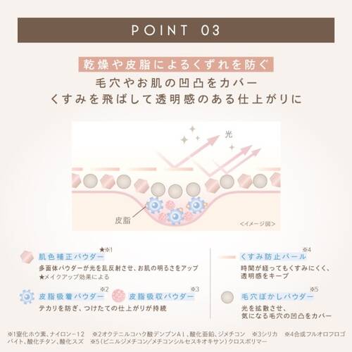 エクセルメイク　エクストラリッチ　セラムインパウダー　EX03 シマーピンクサブ画像8